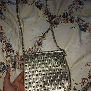 Gold beaded purse